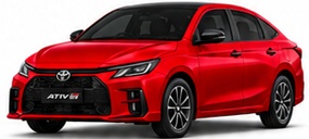 Illustrative Toyota Ativ GR Sport; exact specification to be confirmed