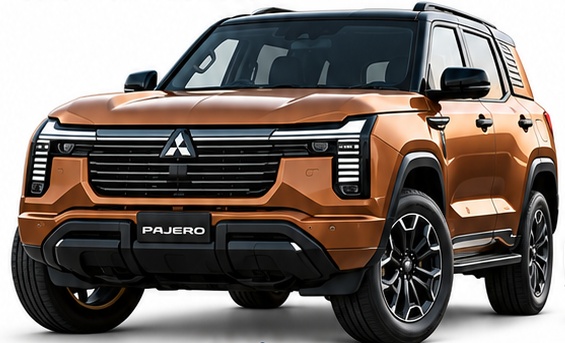 Illustrative Mitsubishi Pajero; exact specification to be confirmed